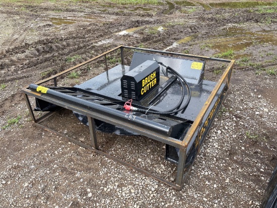 NEW MOWER KING SSRC 77IN. BRUSH CUTTER SKID STEER ATTACHMENT