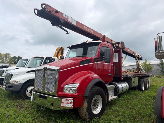 2016 KENWORTH T880 CONVEYOR TRUCK VN:124487 powered by Paccar MX13 diesel engine, equipped with