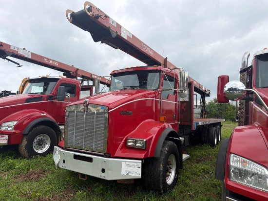 2013 KENWORTH T880 CONVEYOR TRUCK VN:357080 powered by Paccar MX13 diesel engine, equipped with