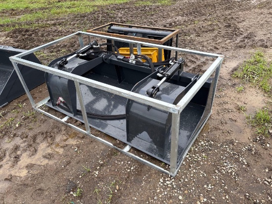 NEW WOLVERINE GB-11-72W 72IN. GRAPPLE BUCKET SKID STEER ATTACHMENT