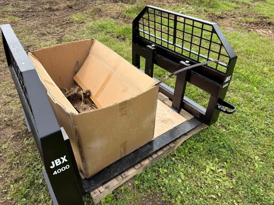 New Jbx 4000 48in. Forks Skid Steer Attachment