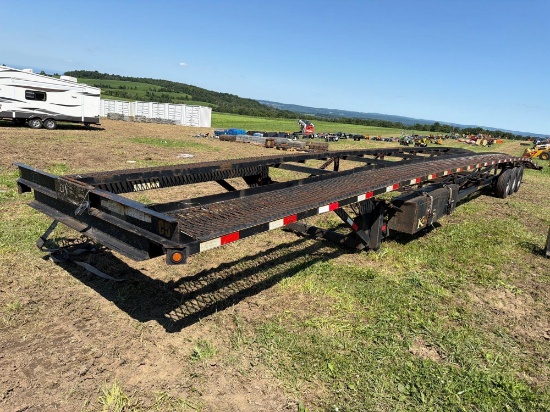 2020 KAUFMAN LOW PRO 3 CAR HAULER equipped with 50ft. Long deck, 12,000lb GVWR, electric brakes,