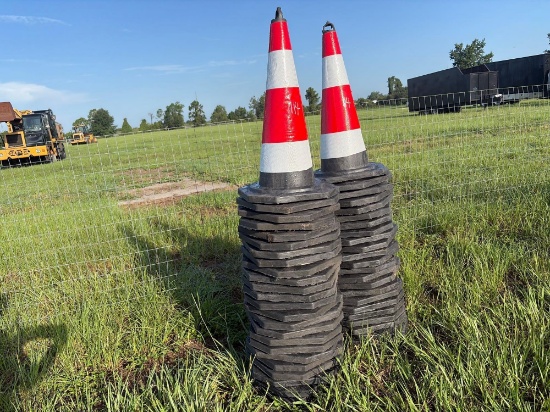 NEW SDLANCH (50) TRAFFIC CONES NEW SUPPORT EQUIPMENT