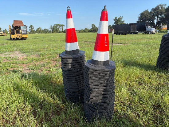 NEW SDLANCH (50) TRAFFIC CONES NEW SUPPORT EQUIPMENT