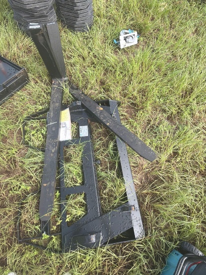 New Agt Isocpf48-6600-Ff 48in. Forks Skid Steer Attachment