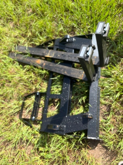 New Agt Isocpf48-6600-Ff 48in. Forks Skid Steer Attachment