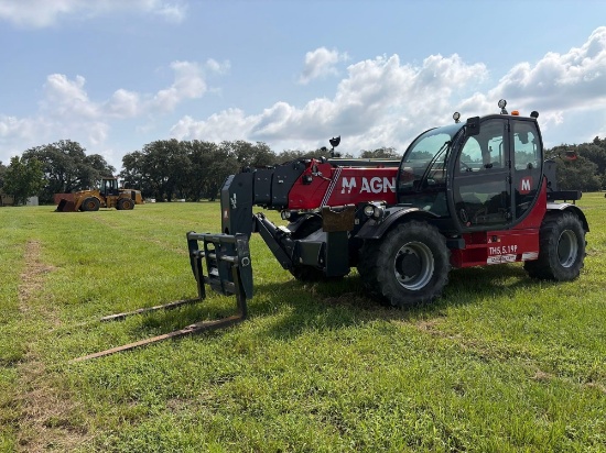 2023 MAGNI TH5.5.19 TELESCOPIC FORKLIFT SN:007159 4x4, powered by diesel engine, equipped with