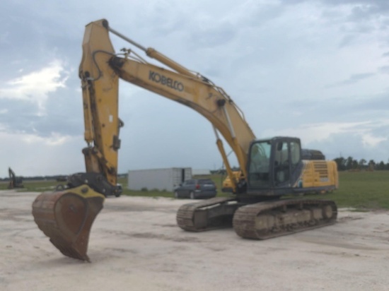 2018 KOBELCO SK350LC-10 HYDRAULIC EXCAVATOR SN:YC14S00249 powered by diesel engine, equipped with