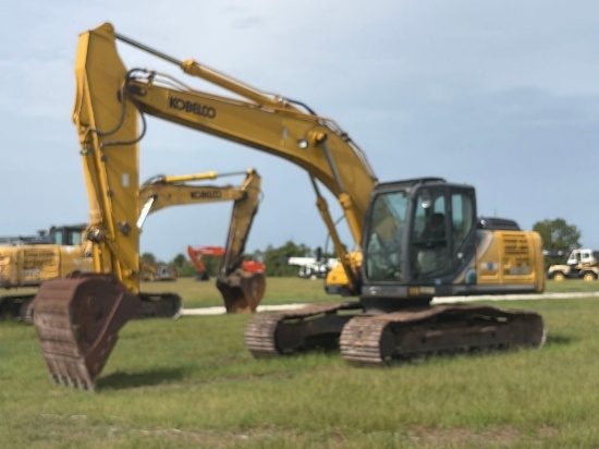 2019 KOBELCO SK210LC-10 HYDRAULIC EXCAVATOR SN:YQ15S00458 powered by diesel engine, equipped with