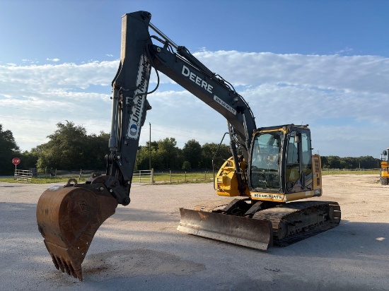 2018 JOHN DEERE 135G HYDRAULIC EXCAVATOR SN:1FF135GXVJF500669 powered by John Deere diesel engine,