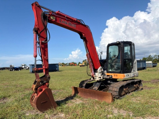 2018 LINK-BELT 80X3 HYDRAULIC EXCAVATOR SN:LBX080Q6NGHEX1364 powered by diesel engine, equipped w...