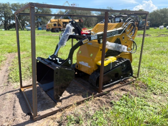 NEW AGT MX-CRT23 MINI TRACK LOADER powered by gas engine, 23hp, equipped with auxiliary hydraulics,