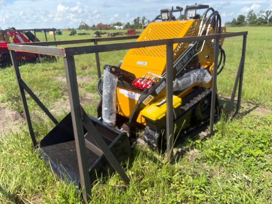 NEW AGT MX-MRT14 MINI TRACK LOADER powered by gas engine, 15hp, equipped with auxiliary hydraulics,