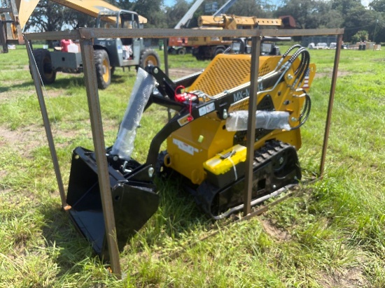 NEW AGT MX-MRT14 MINI TRACK LOADER powered by gas engine, 15hp, equipped with auxiliary hydraulics,