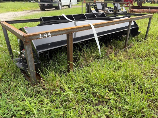New Mower King Ecsstr072 72in. Rotary Tiller Skid Steer Attachment