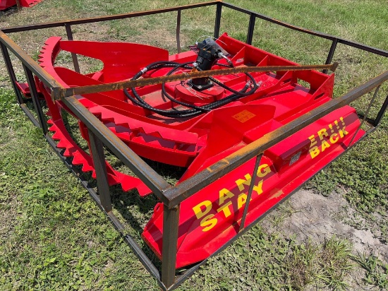 NEW TOPCAT HDRC 77IN. MOWER SKID STEER ATTACHMENT