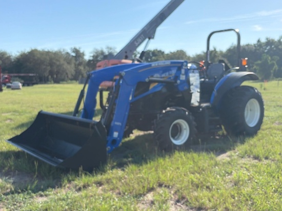 NEW UNUSED NEW HOLLAND WORKMASTER 95 TRACTOR LOADER SN:1687450 4x4, powered by diesel engine, 95hp,
