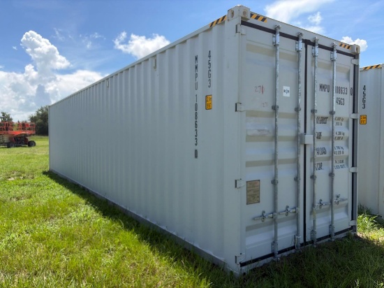 NEW 40FT. HIGH CUBE CONTAINER 4-door.
