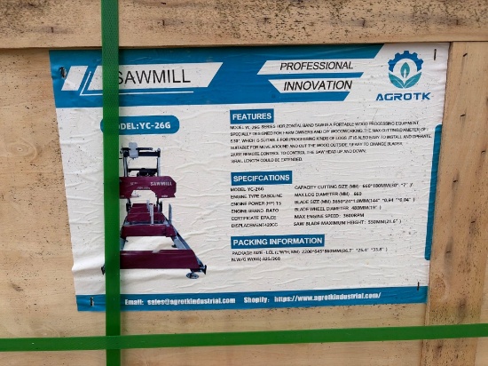 New Agt Yc-26g Sawmill Wood Processing Equipment