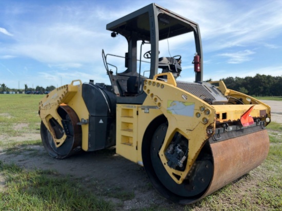 BOMAG BW190 ASPHALT ROLLER powered by diesel engine, equipped with OROPS, 78n. smooth drum, double