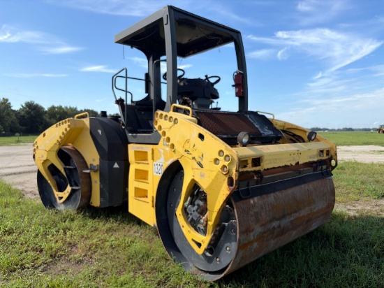 BOMAG BW190 ASPHALT ROLLER SN:1025 powered by diesel engine, equipped with OROPS, 78n. smooth drum,