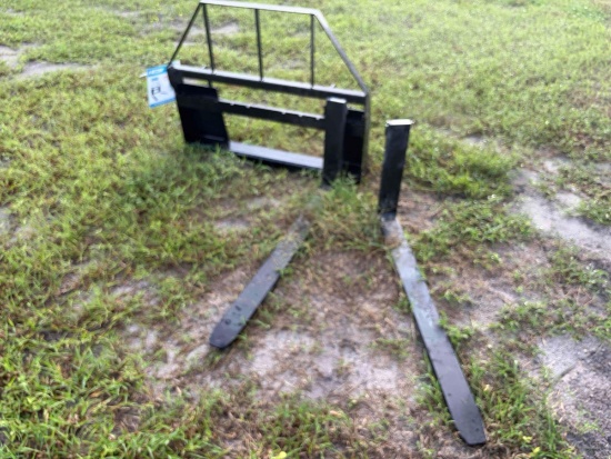 NEW MOWER KING SA FORKS SKID STEER ATTACHMENT