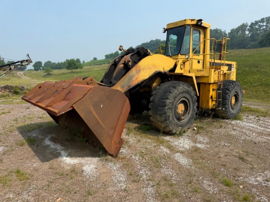 CAT 980C RUBBER TIRED LOADER SN:63X1309 powered by Cat 3406 diesel engine, equipped with EROPS, GP