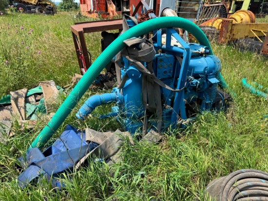 GORMAN RUPP 4IN. WATER PUMP powered by Deutz diesel engine, equipped with 4in. Diameter, skid