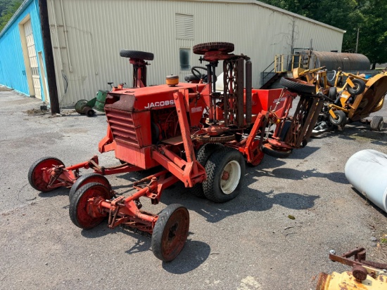JACOBSEN F10 WIDE AREA REEL COMMERCIAL MOWER SN:706502 powered by Perkins 4 cylinder diesel engine