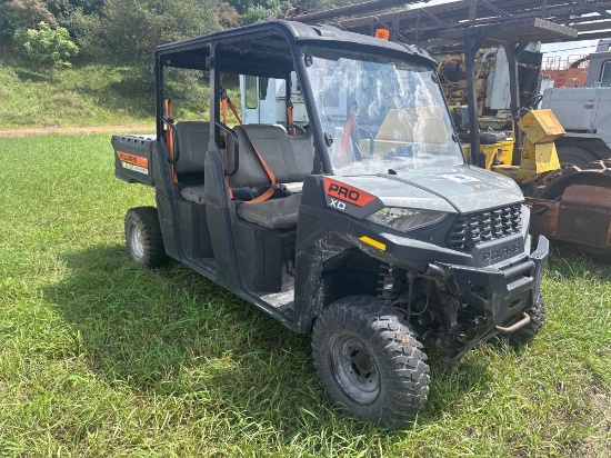 2022 POLARIS PRO XD UTILITY VEHICLE SN:312885 4x4, powered by gas engine, equipped with OROPS,