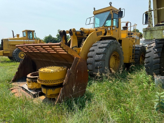 CAT 988B RUBBER TIRED LOADER SN:50W10300 powered by Cat 3408 diesel engine, equipped with EROPS,