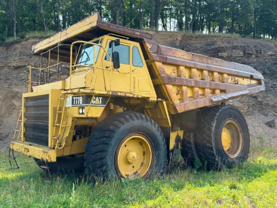 CAT 777B STRAIGHT FRAME HAUL TRUCK SN:4YC1264 powered by Cat 3508 diesel engine, equipped with