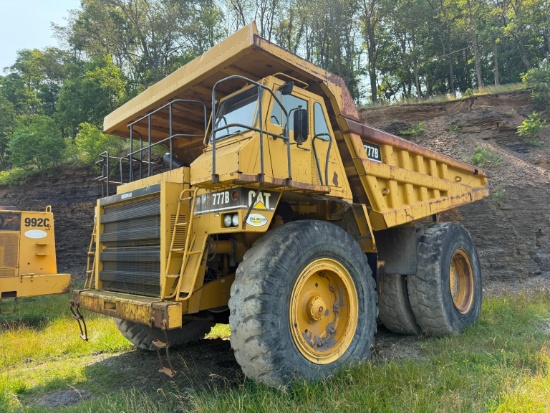 CAT 777B STRAIGHT FRAME HAUL TRUCK SN:4YC00117 powered by Cat 3508 diesel engine, equipped with Cab,