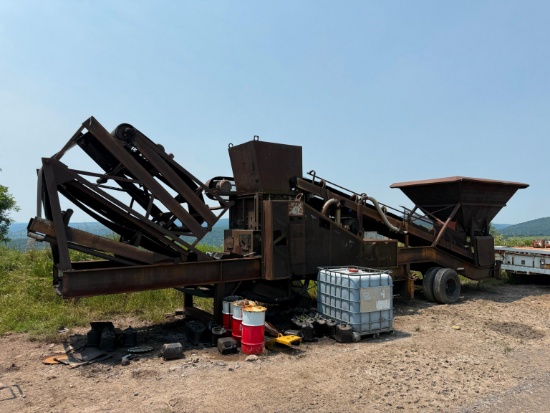 JEFFREY COAL CRUSHER SN:45P1047 powered by Cat diesel engine, equipped with switchgear, Jerffrey