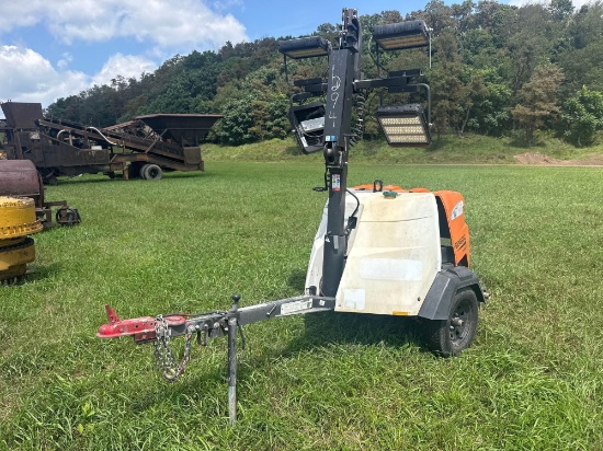 2022 GENERAC LIGHT PLANT SN:42171 powered by diesel engine, equipped with 4-1,000 watt lightbulbs,