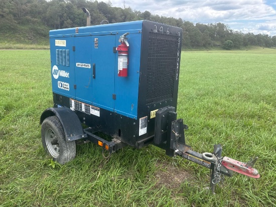 MILLER BIG BLUE 500 PRO WELDER SN 364, trailer mounted, engine does not run. BILL OF SALE N O TITLE
