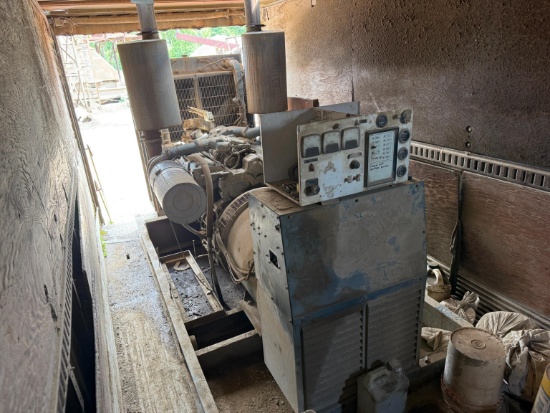 DETROIT 500KW GENERATOR powered by Detroit V12 diesel engine, equipped with 500KW, mounted in a