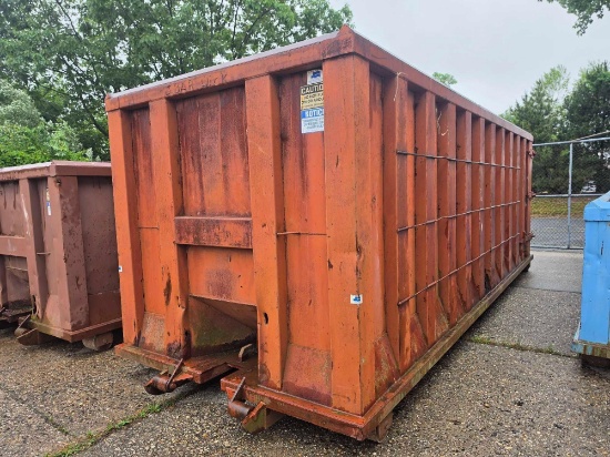 JCI 40 YARD ROLLOFF CONTAINER heavy duty open top, heavy duty floors, 12in. Bottom spacing, heavy