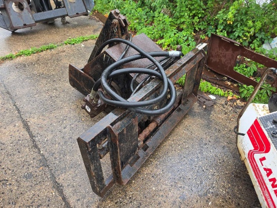 ADAN 18IN. HYDRAULIC ASPHALT PLANNER SKID STEER ATTACHMENT. Located: 18 Central Ave., Hauppauge, ...