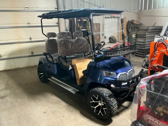 NEW SDLANCH SDLGC80-Z GOLF CART battery powered, 4-seats.