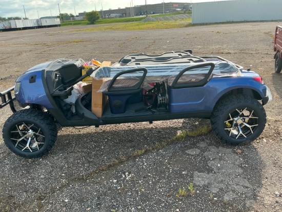 NEW SDLANCH SDLGC80-Z GOLF CART battery powered, 4-seats.