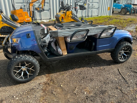 NEW SDLANCH SDLGC80-Z GOLF CART battery powered, 4-seats.