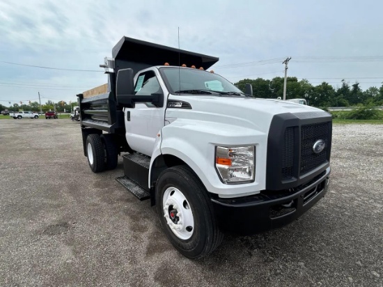 2019 FORD F750 DUMP TRUCK VN:1FDNF7AY8KDF09200 powered by 6.8L V10 gas engine, 320hp, equipped with