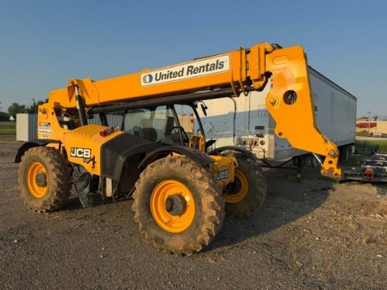 JCB 507-42 TELESCOPIC FORKLIFT SN:34853 4x4, powered by diesel engine, equipped with OROPS, 7,000lb