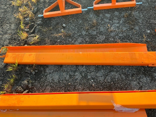 NEW WOLVERINE EX-66-78L 6FT. PALLET FORK EXTENSIONS SKID STEER ATTACHMENT