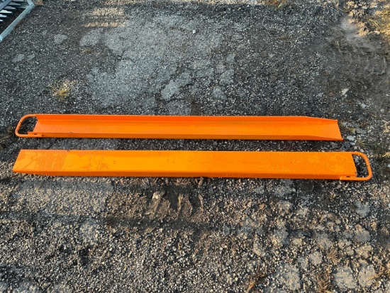 NEW WOLVERINE EX-66-78L 6FT. PALLET FORK EXTENSIONS SKID STEER ATTACHMENT