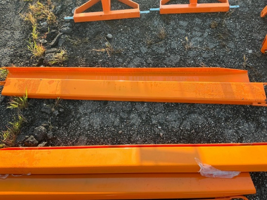 NEW WOLVERINE EX-66-78L 8FT. PALLET FORK EXTENSIONS SKID STEER ATTACHMENT