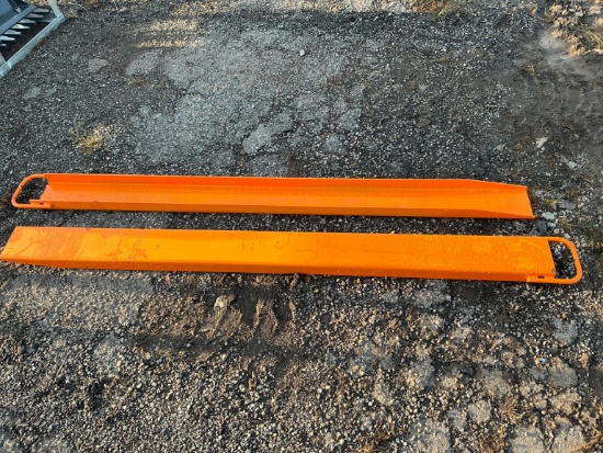 NEW WOLVERINE EX-66-78L 6FT. PALLET FORK EXTENSIONS SKID STEER ATTACHMENT