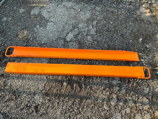 NEW WOLVERINE EX-66-84L 6FT. PALLET FORK EXTENSIONS SKID STEER ATTACHMENT