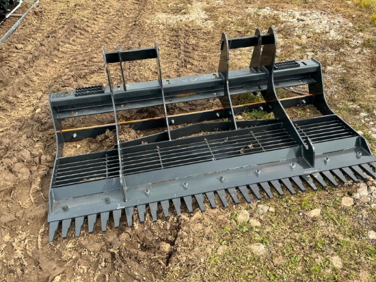NEW WOLVERINE LL-12-78W 78IN. LAND LEVELER SKID STEER ATTACHMENT